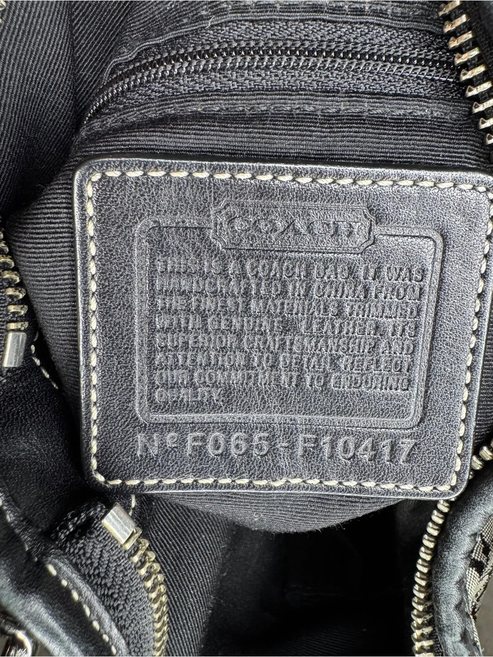 Coach 2006 Signature Mini Duffle Convertible Crossbody